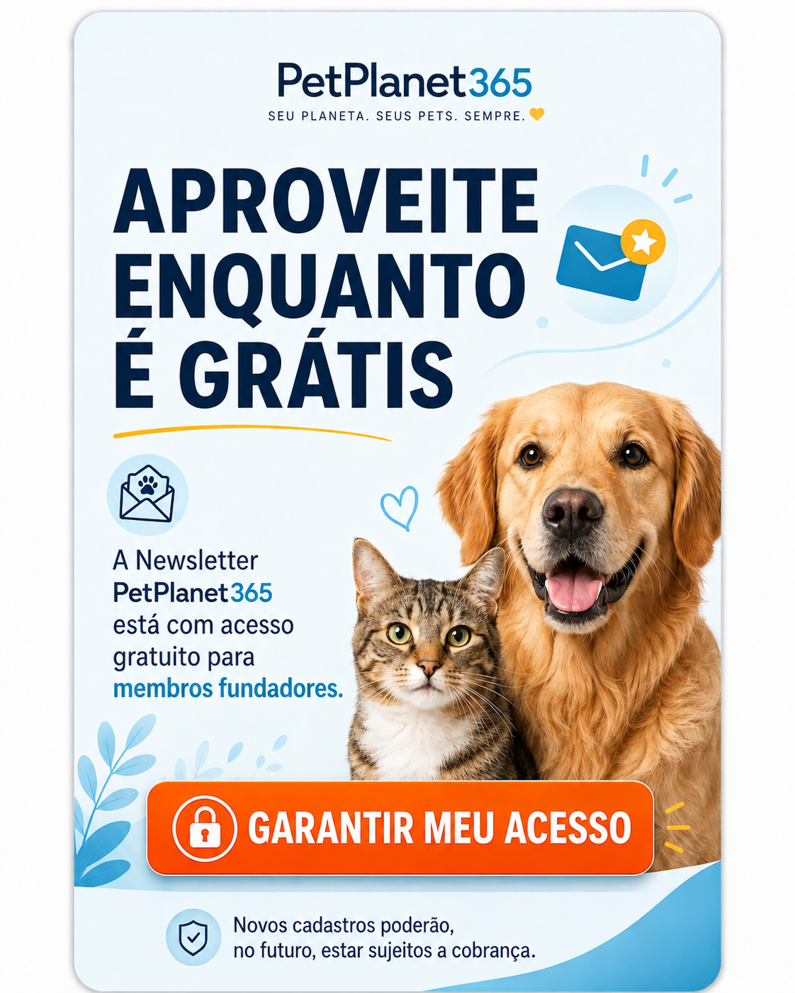 Assine Periódico PetPlanet365 Grátis