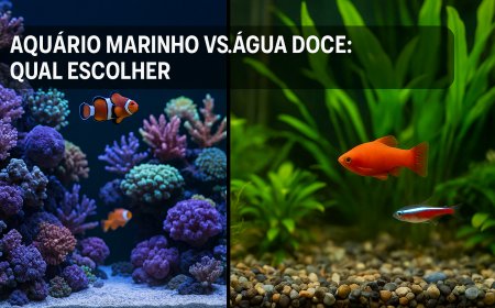 Aquário Marinho vs Água Doce: Qual Escolher?