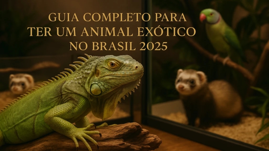 O Guia Completo para Ter um Animal Exótico no Brasil em 2025