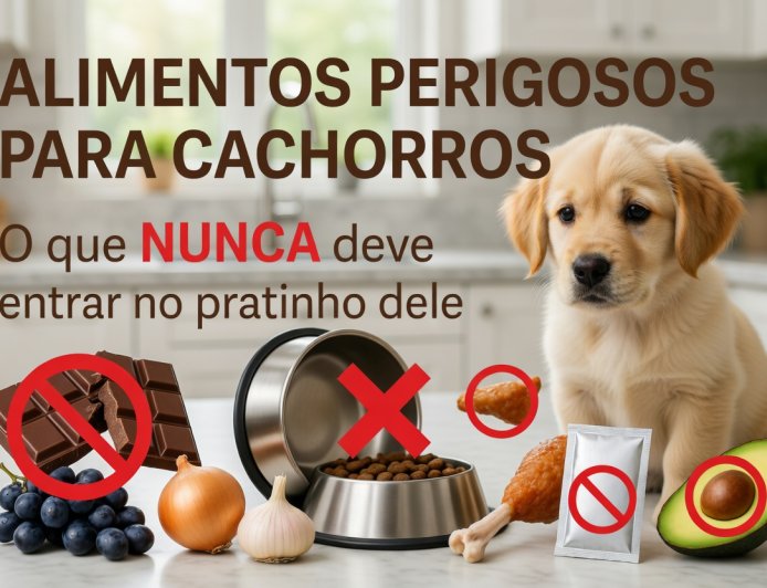 Alimentos Perigosos para Cachorros: O Que Evitar