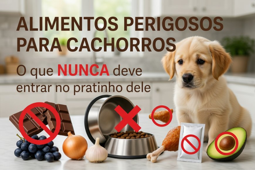Alimentos Perigosos para Cachorros: O Que Evitar