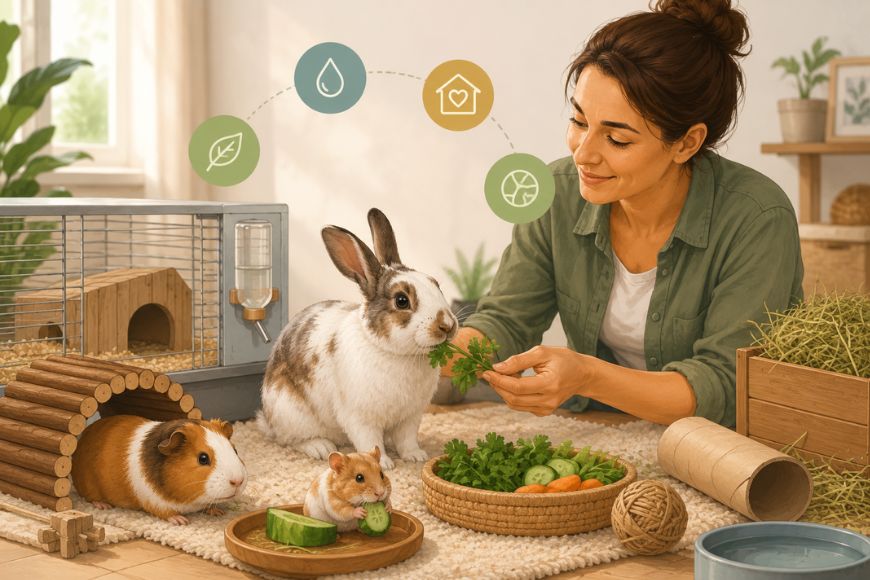 Como cuidar de coelhos e roedores: guia completo para uma rotina mais segura e saudável
