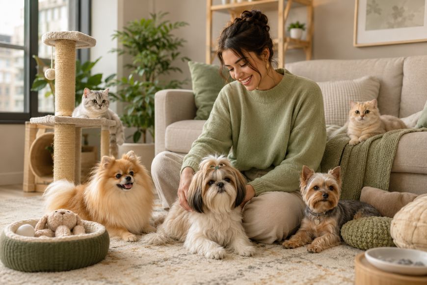 Raças de cachorro e gato pequenas para quem busca pets compactos